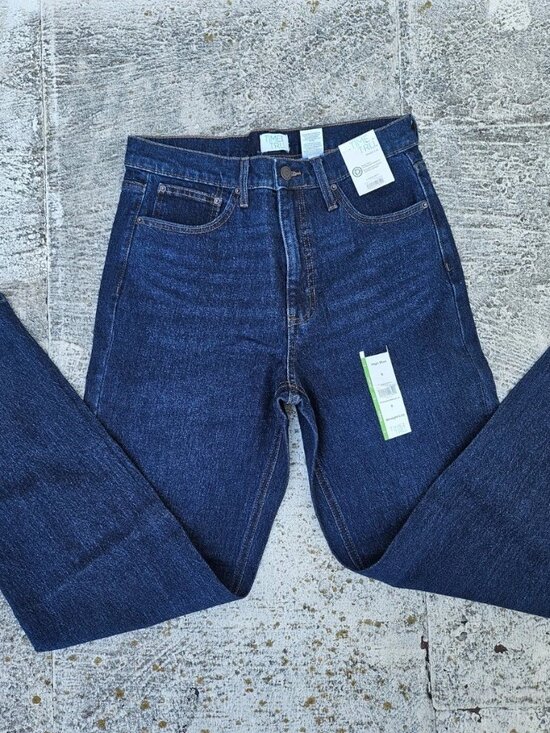 Time and Tru Denim - Time and Tru Women Jeans Dark Blue Denim Jeans Straight Leg Size 8 NWT